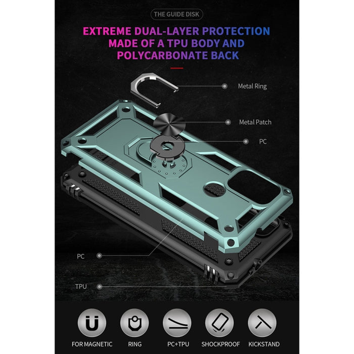 Funda protectora de TPU + PC a prueba de golpes con soporte giratorio de 360 grados, For Motorola Moto G10 / G30, For Xiaomi Mi 11 Pro, For Xiaomi Redmi Note 10 Pro, For Xiaomi Redmi Note 10 Pro Max