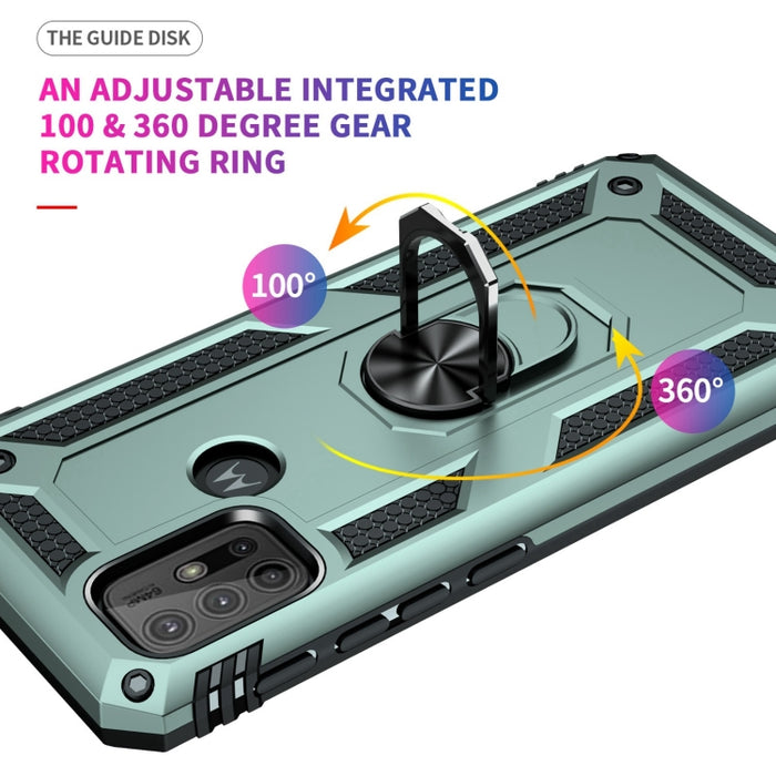 Funda protectora de TPU + PC a prueba de golpes con soporte giratorio de 360 grados, For Motorola Moto G10 / G30, For Xiaomi Mi 11 Pro, For Xiaomi Redmi Note 10 Pro, For Xiaomi Redmi Note 10 Pro Max