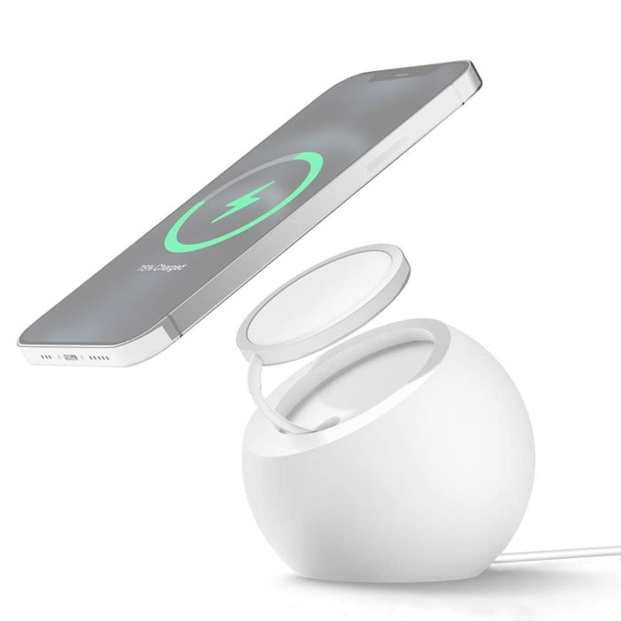 Soporte de cargador magnético Magsafe Pellet de silicona para iPhone 12 Series