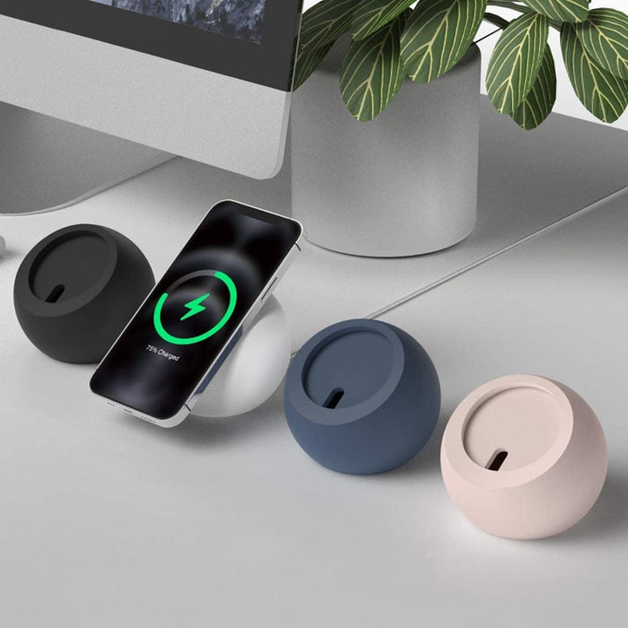 Soporte de cargador magnético Magsafe Pellet de silicona para iPhone 12 Series
