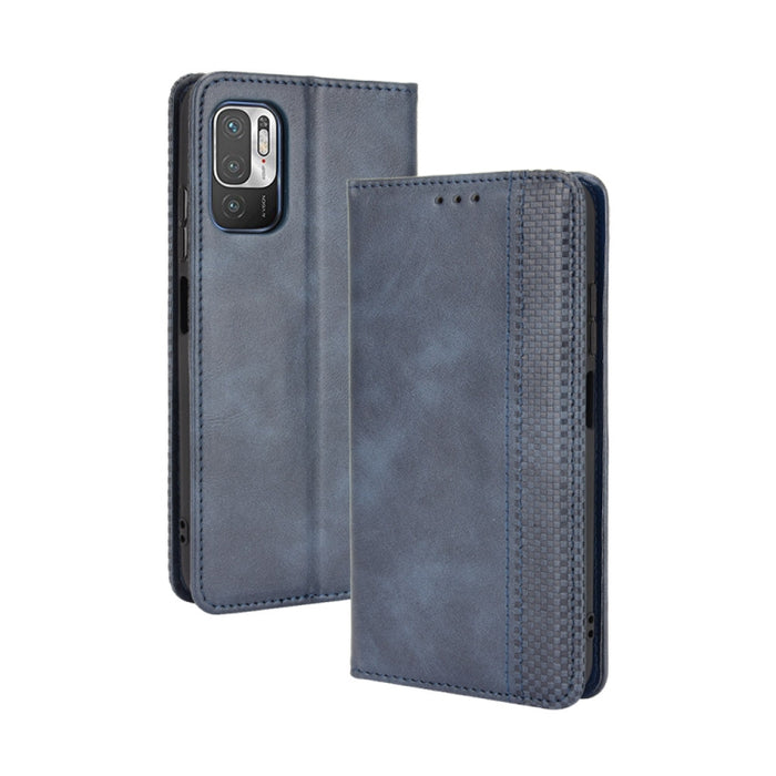 Hebilla magnética Retro Crazy Horse Texture Funda de cuero con tapa horizontal con soporte y ranuras para tarjetas y marco de fotos, For OPPO A54 5G / A74 5G / A93 5G, For OPPO A55 5G / A53s 5G, For OPPO A74 4G / F19 4G                                 ...