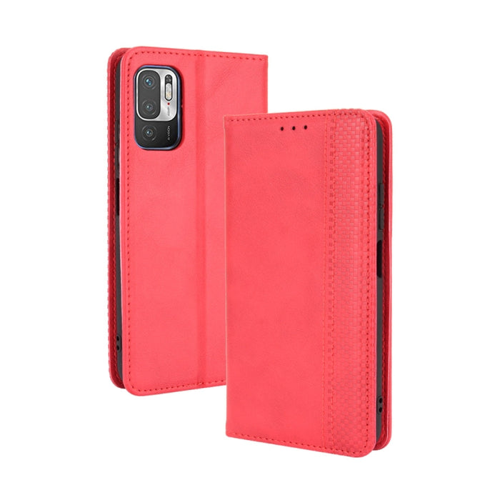 Hebilla magnética Retro Crazy Horse Texture Funda de cuero con tapa horizontal con soporte y ranuras para tarjetas y marco de fotos, For OPPO A54 5G / A74 5G / A93 5G, For OPPO A55 5G / A53s 5G, For OPPO A74 4G / F19 4G                                 ...