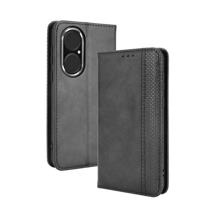 Hebilla magnética Retro Crazy Horse Texture Funda de cuero con tapa horizontal con soporte y ranuras para tarjetas y marco de fotos, For OPPO A54 5G / A74 5G / A93 5G, For OPPO A55 5G / A53s 5G, For OPPO A74 4G / F19 4G                                 ...