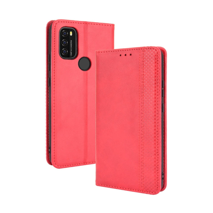 Hebilla magnética Retro Crazy Horse Texture Funda de cuero con tapa horizontal con soporte y ranuras para tarjetas y marco de fotos, For OPPO A54 5G / A74 5G / A93 5G, For OPPO A55 5G / A53s 5G, For OPPO A74 4G / F19 4G                                 ...