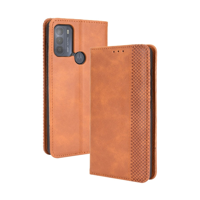 Hebilla magnética Retro Crazy Horse Texture Funda de cuero con tapa horizontal con soporte y ranuras para tarjetas y marco de fotos, For OPPO A54 5G / A74 5G / A93 5G, For OPPO A55 5G / A53s 5G, For OPPO A74 4G / F19 4G                                 ...