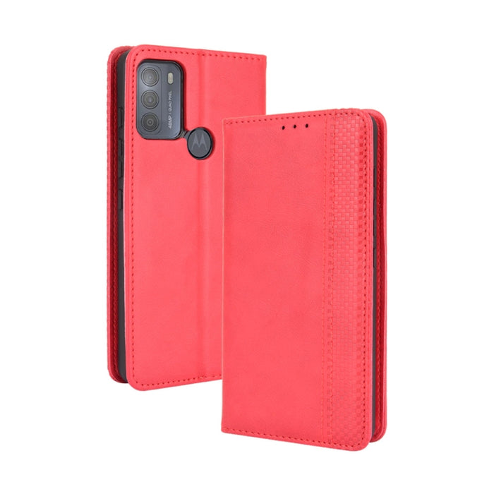 Hebilla magnética Retro Crazy Horse Texture Funda de cuero con tapa horizontal con soporte y ranuras para tarjetas y marco de fotos, For OPPO A54 5G / A74 5G / A93 5G, For OPPO A55 5G / A53s 5G, For OPPO A74 4G / F19 4G                                 ...