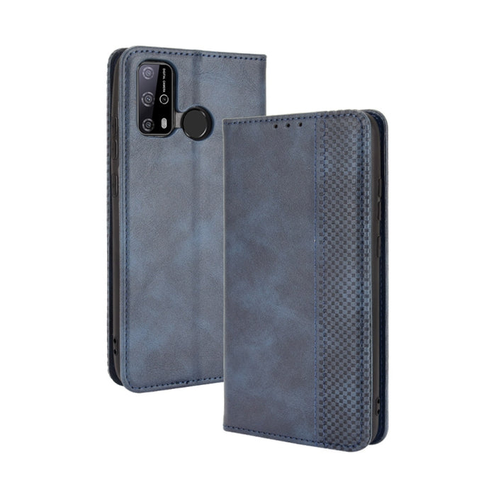 Hebilla magnética Retro Crazy Horse Texture Funda de cuero con tapa horizontal con soporte y ranuras para tarjetas y marco de fotos, For OPPO A54 5G / A74 5G / A93 5G, For OPPO A55 5G / A53s 5G, For OPPO A74 4G / F19 4G                                 ...