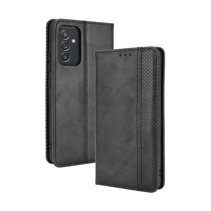 Hebilla magnética Retro Crazy Horse Texture Funda de cuero con tapa horizontal con soporte y ranuras para tarjetas y marco de fotos, For OPPO A54 5G / A74 5G / A93 5G, For OPPO A55 5G / A53s 5G, For OPPO A74 4G / F19 4G                                 ...