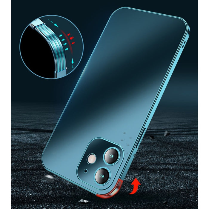 Estuche protector de galvanoplastia esmerilado antihuellas con película de cámara