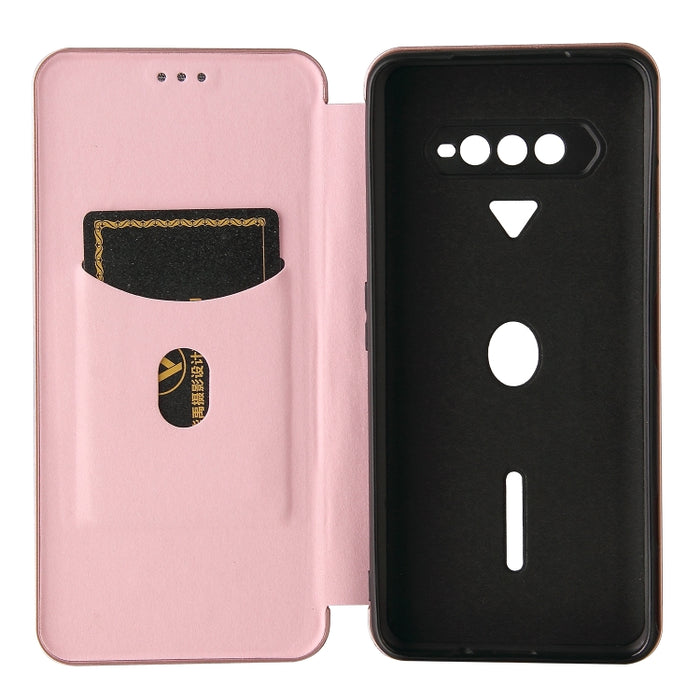 Textura de fibra de carbono Flip horizontal magnético TPU + PC + Funda de cuero PU con ranura para tarjeta, For Xiaomi Black Shark 4 / 4 Pro, For Samsung Galaxy A82 5G /Quantum 2