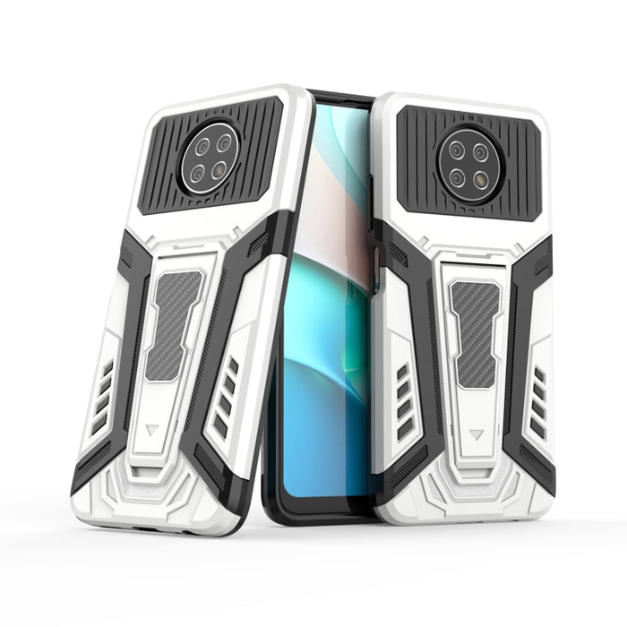 War Chariot Series Armor Todo incluido a prueba de golpes PC + TPU Funda protectora con soporte invisible, For Xiaomi Redmi Note 9 5G, For Xiaomi Redmi Note 9S, For Samsung Galaxy S21+ 5G