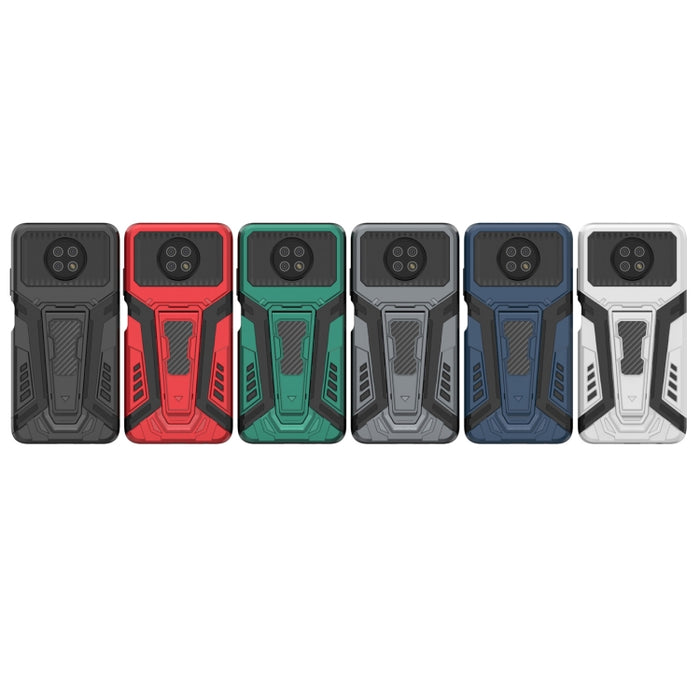 War Chariot Series Armor Todo incluido a prueba de golpes PC + TPU Funda protectora con soporte invisible, For Xiaomi Redmi Note 9 5G, For Xiaomi Redmi Note 9S, For Samsung Galaxy S21+ 5G