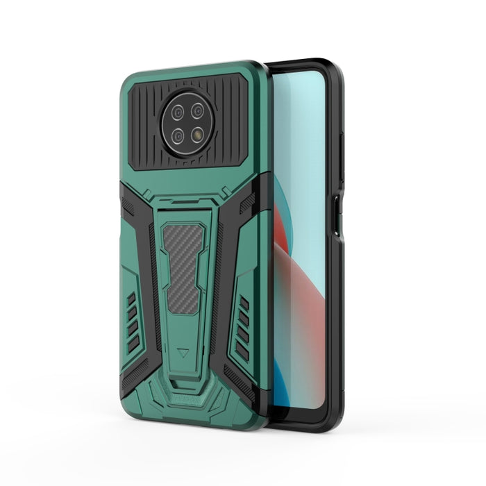 War Chariot Series Armor Todo incluido a prueba de golpes PC + TPU Funda protectora con soporte invisible, For Xiaomi Redmi Note 9 5G, For Xiaomi Redmi Note 9S, For Samsung Galaxy S21+ 5G
