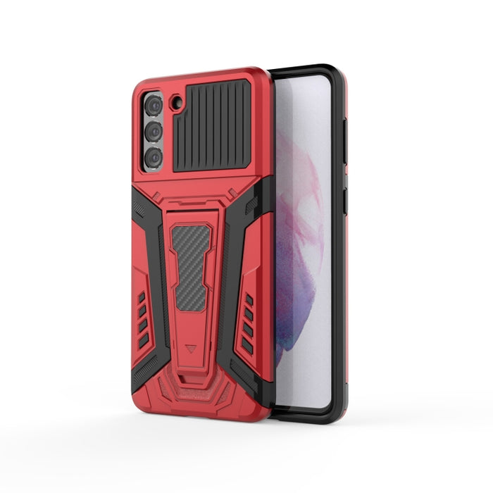 War Chariot Series Armor Todo incluido a prueba de golpes PC + TPU Funda protectora con soporte invisible, For Xiaomi Redmi Note 9 5G, For Xiaomi Redmi Note 9S, For Samsung Galaxy S21+ 5G