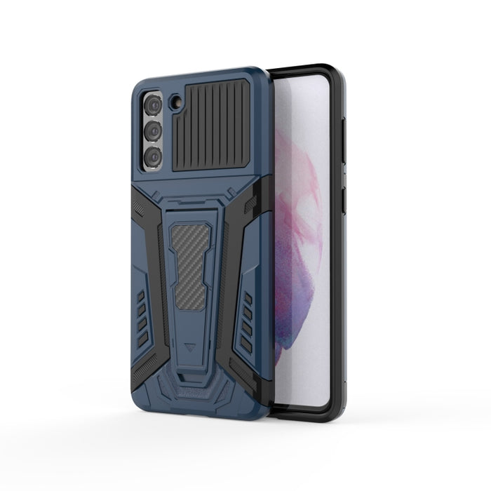 War Chariot Series Armor Todo incluido a prueba de golpes PC + TPU Funda protectora con soporte invisible, For Xiaomi Redmi Note 9 5G, For Xiaomi Redmi Note 9S, For Samsung Galaxy S21+ 5G