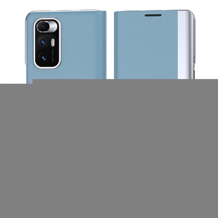 Estuche de cuero con tapa horizontal galvanizada con soporte, For Xiaomi Mix Fold