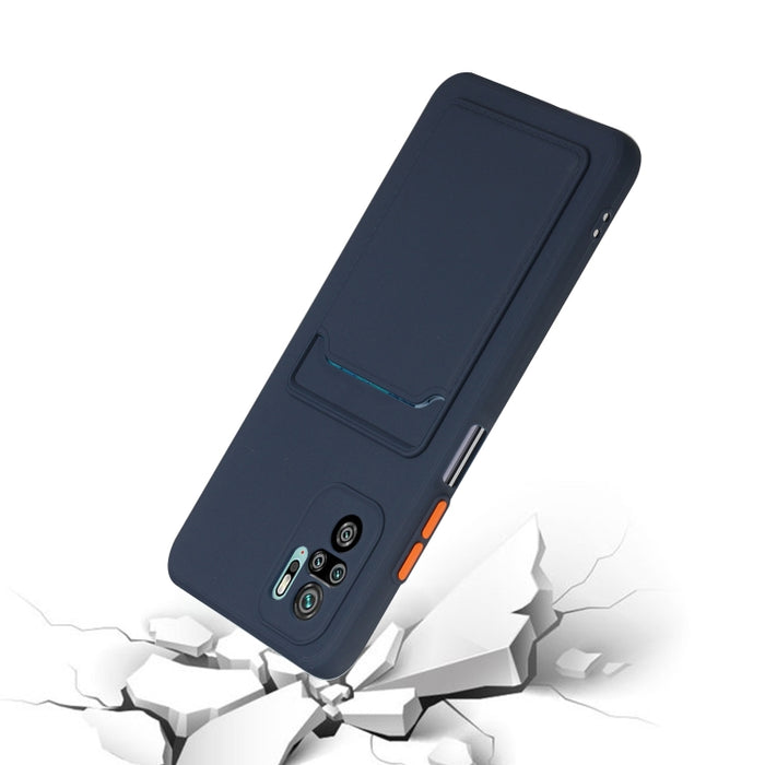 Funda protectora de TPU a prueba de golpes con diseño de ranura para tarjeta, For Xiaomi Redmi Note 10, For Xiaomi Redmi Note 10 5G, For Xiaomi Redmi Note 10 Pro