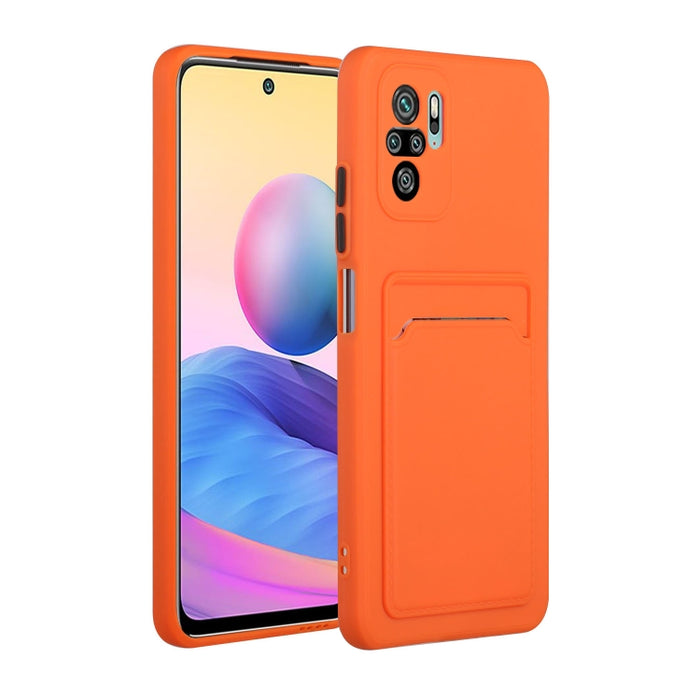 Funda protectora de TPU a prueba de golpes con diseño de ranura para tarjeta, For Xiaomi Redmi Note 10, For Xiaomi Redmi Note 10 5G, For Xiaomi Redmi Note 10 Pro