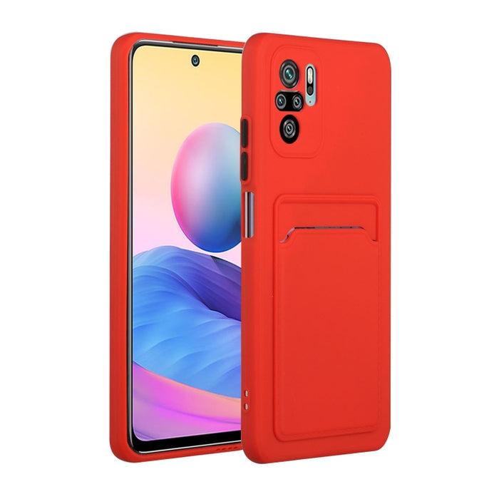 Funda protectora de TPU a prueba de golpes con diseño de ranura para tarjeta, For Xiaomi Redmi Note 10, For Xiaomi Redmi Note 10 5G, For Xiaomi Redmi Note 10 Pro