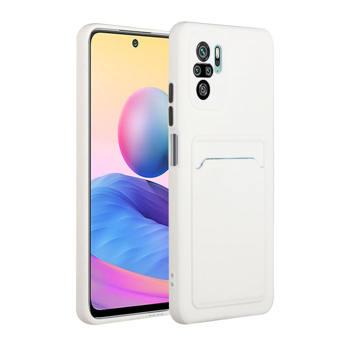 Funda protectora de TPU a prueba de golpes con diseño de ranura para tarjeta, For Xiaomi Redmi Note 10, For Xiaomi Redmi Note 10 5G, For Xiaomi Redmi Note 10 Pro