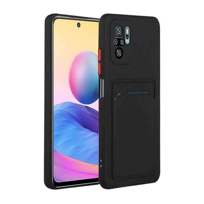 Funda protectora de TPU a prueba de golpes con diseño de ranura para tarjeta, For Xiaomi Redmi Note 10, For Xiaomi Redmi Note 10 5G, For Xiaomi Redmi Note 10 Pro