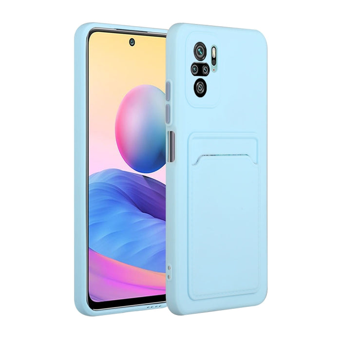 Funda protectora de TPU a prueba de golpes con diseño de ranura para tarjeta, For Xiaomi Redmi Note 10, For Xiaomi Redmi Note 10 5G, For Xiaomi Redmi Note 10 Pro