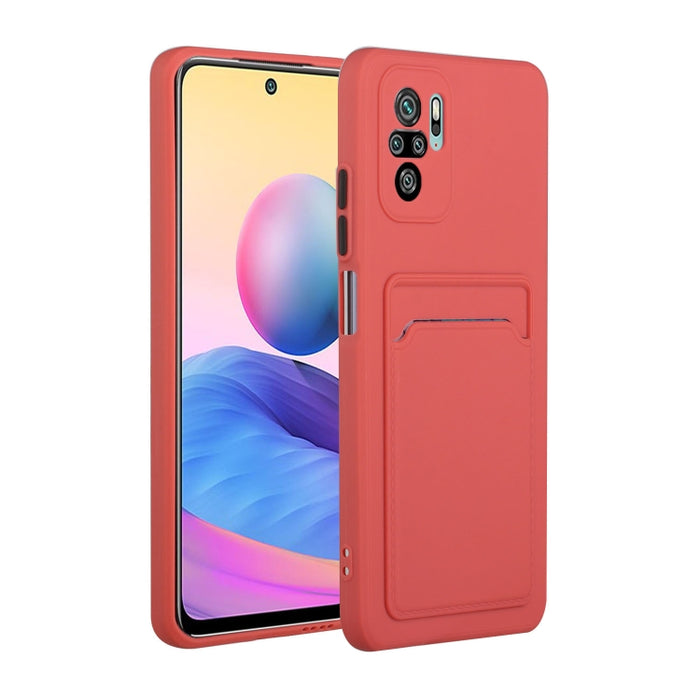Funda protectora de TPU a prueba de golpes con diseño de ranura para tarjeta, For Xiaomi Redmi Note 10, For Xiaomi Redmi Note 10 5G, For Xiaomi Redmi Note 10 Pro