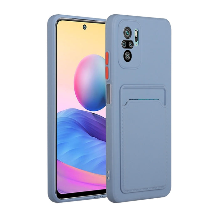 Funda protectora de TPU a prueba de golpes con diseño de ranura para tarjeta, For Xiaomi Redmi Note 10, For Xiaomi Redmi Note 10 5G, For Xiaomi Redmi Note 10 Pro