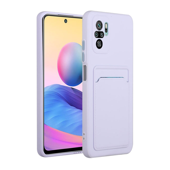 Funda protectora de TPU a prueba de golpes con diseño de ranura para tarjeta, For Xiaomi Redmi Note 10, For Xiaomi Redmi Note 10 5G, For Xiaomi Redmi Note 10 Pro