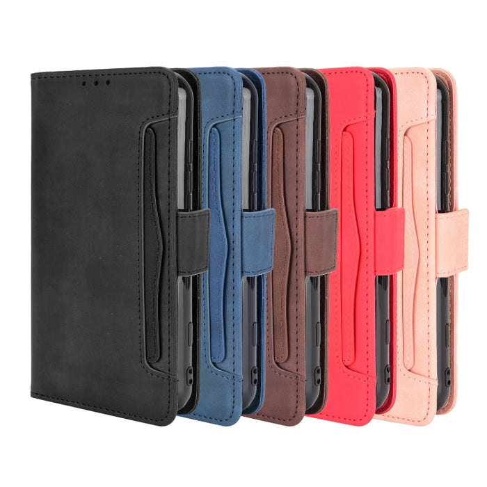 Estuche de cuero con tapa horizontal con patrón de piel de becerro con soporte y ranuras para tarjetas y marco de fotos, For OPPO A54 5G / A74 5G / A93 5G, For OPPO A55 5G / A53s 5G, For OPPO A74 4G / F19 4G, For OPPO A94 5G / Reno5Z 5G / F19 Pro+ 5G  ...