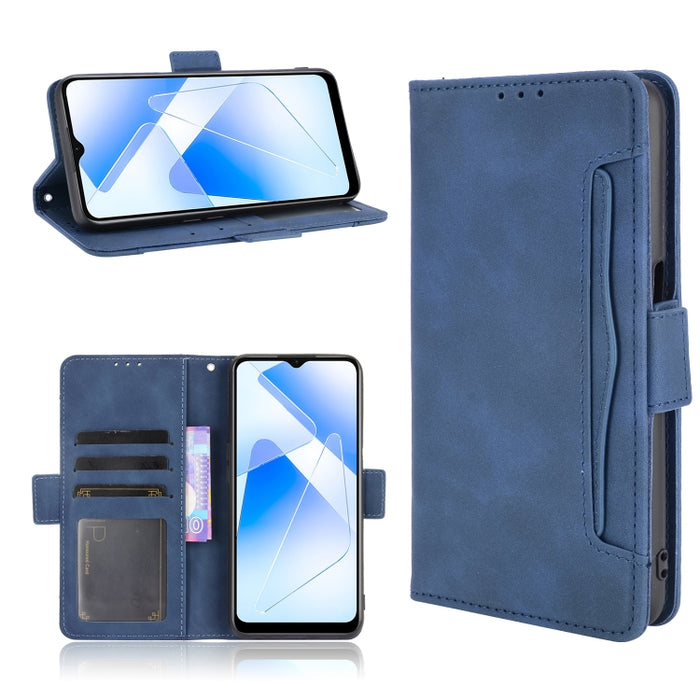 Estuche de cuero con tapa horizontal con patrón de piel de becerro con soporte y ranuras para tarjetas y marco de fotos, For OPPO A54 5G / A74 5G / A93 5G, For OPPO A55 5G / A53s 5G, For OPPO A74 4G / F19 4G, For OPPO A94 5G / Reno5Z 5G / F19 Pro+ 5G  ...