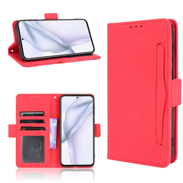 Estuche de cuero con tapa horizontal con patrón de piel de becerro con soporte y ranuras para tarjetas y marco de fotos, For OPPO A54 5G / A74 5G / A93 5G, For OPPO A55 5G / A53s 5G, For OPPO A74 4G / F19 4G, For OPPO A94 5G / Reno5Z 5G / F19 Pro+ 5G  ...