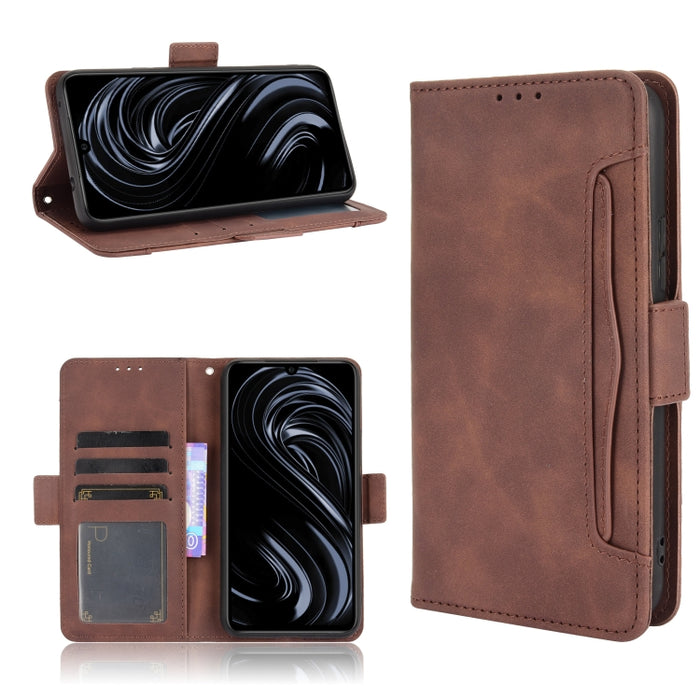 Estuche de cuero con tapa horizontal con patrón de piel de becerro con soporte y ranuras para tarjetas y marco de fotos, For OPPO A54 5G / A74 5G / A93 5G, For OPPO A55 5G / A53s 5G, For OPPO A74 4G / F19 4G, For OPPO A94 5G / Reno5Z 5G / F19 Pro+ 5G  ...