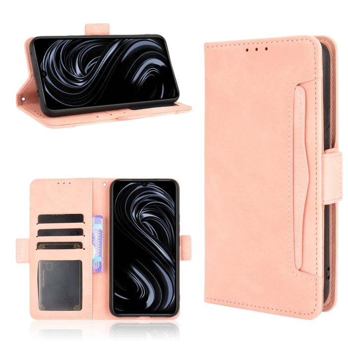 Estuche de cuero con tapa horizontal con patrón de piel de becerro con soporte y ranuras para tarjetas y marco de fotos, For OPPO A54 5G / A74 5G / A93 5G, For OPPO A55 5G / A53s 5G, For OPPO A74 4G / F19 4G, For OPPO A94 5G / Reno5Z 5G / F19 Pro+ 5G  ...