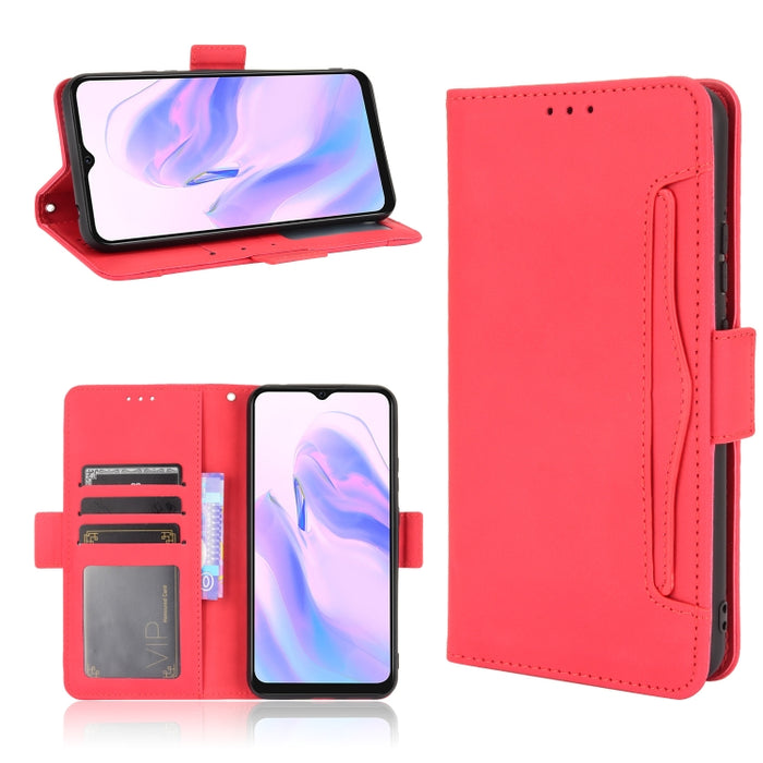 Estuche de cuero con tapa horizontal con patrón de piel de becerro con soporte y ranuras para tarjetas y marco de fotos, For OPPO A54 5G / A74 5G / A93 5G, For OPPO A55 5G / A53s 5G, For OPPO A74 4G / F19 4G, For OPPO A94 5G / Reno5Z 5G / F19 Pro+ 5G  ...