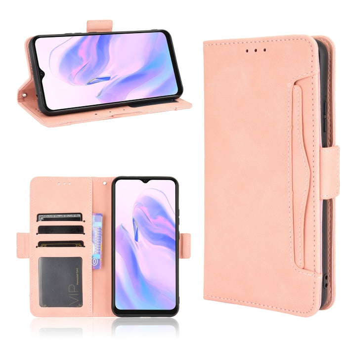 Estuche de cuero con tapa horizontal con patrón de piel de becerro con soporte y ranuras para tarjetas y marco de fotos, For OPPO A54 5G / A74 5G / A93 5G, For OPPO A55 5G / A53s 5G, For OPPO A74 4G / F19 4G, For OPPO A94 5G / Reno5Z 5G / F19 Pro+ 5G  ...