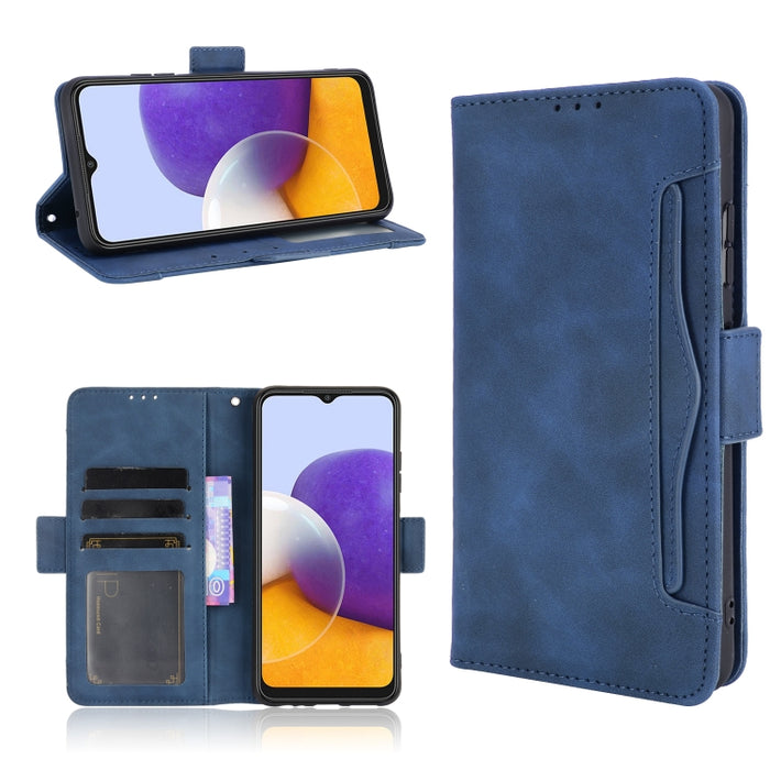 Estuche de cuero con tapa horizontal con patrón de piel de becerro con soporte y ranuras para tarjetas y marco de fotos, For OPPO A54 5G / A74 5G / A93 5G, For OPPO A55 5G / A53s 5G, For OPPO A74 4G / F19 4G, For OPPO A94 5G / Reno5Z 5G / F19 Pro+ 5G  ...