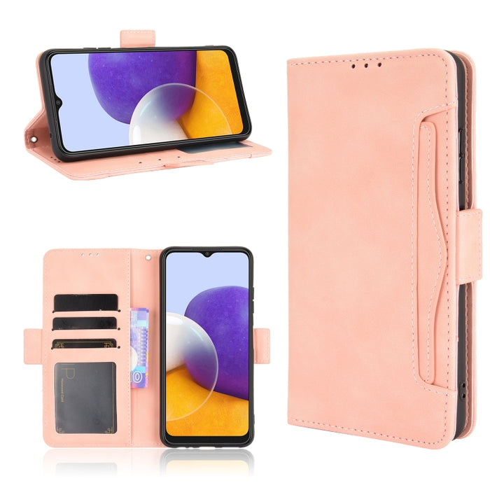 Estuche de cuero con tapa horizontal con patrón de piel de becerro con soporte y ranuras para tarjetas y marco de fotos, For OPPO A54 5G / A74 5G / A93 5G, For OPPO A55 5G / A53s 5G, For OPPO A74 4G / F19 4G, For OPPO A94 5G / Reno5Z 5G / F19 Pro+ 5G  ...
