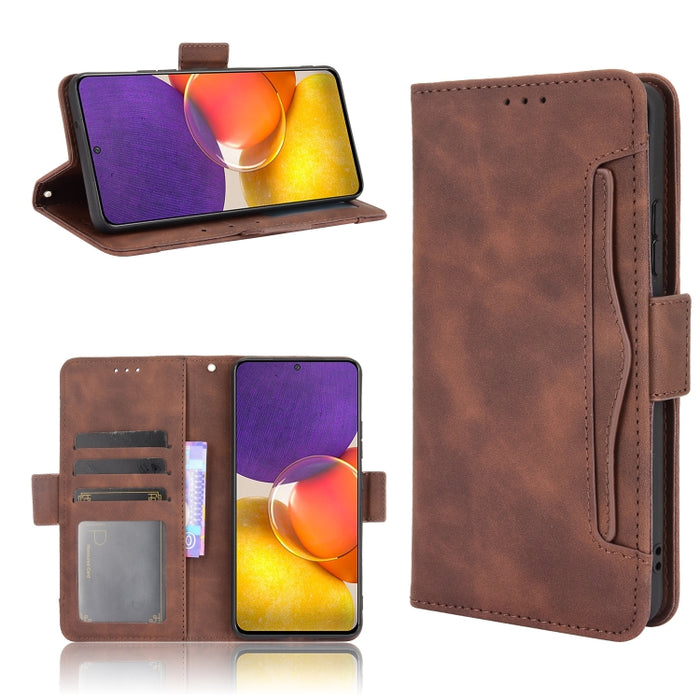 Estuche de cuero con tapa horizontal con patrón de piel de becerro con soporte y ranuras para tarjetas y marco de fotos, For OPPO A54 5G / A74 5G / A93 5G, For OPPO A55 5G / A53s 5G, For OPPO A74 4G / F19 4G, For OPPO A94 5G / Reno5Z 5G / F19 Pro+ 5G  ...
