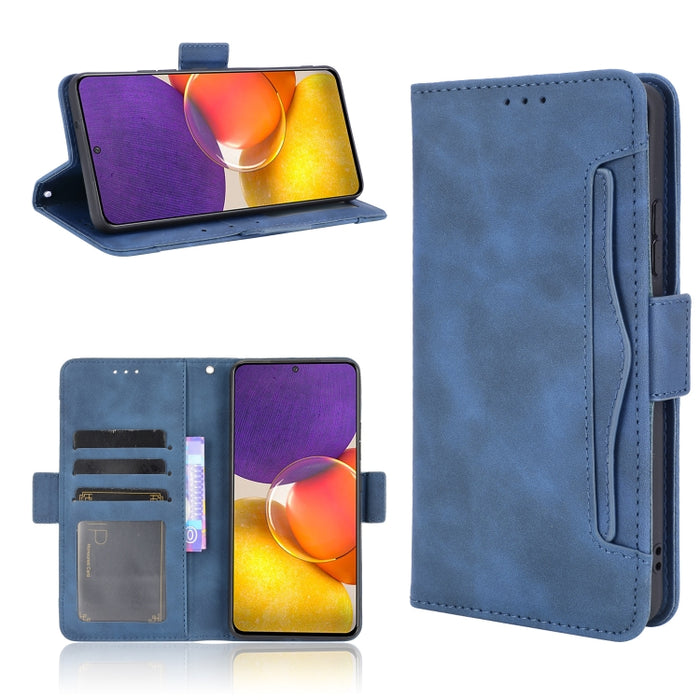 Estuche de cuero con tapa horizontal con patrón de piel de becerro con soporte y ranuras para tarjetas y marco de fotos, For OPPO A54 5G / A74 5G / A93 5G, For OPPO A55 5G / A53s 5G, For OPPO A74 4G / F19 4G, For OPPO A94 5G / Reno5Z 5G / F19 Pro+ 5G  ...
