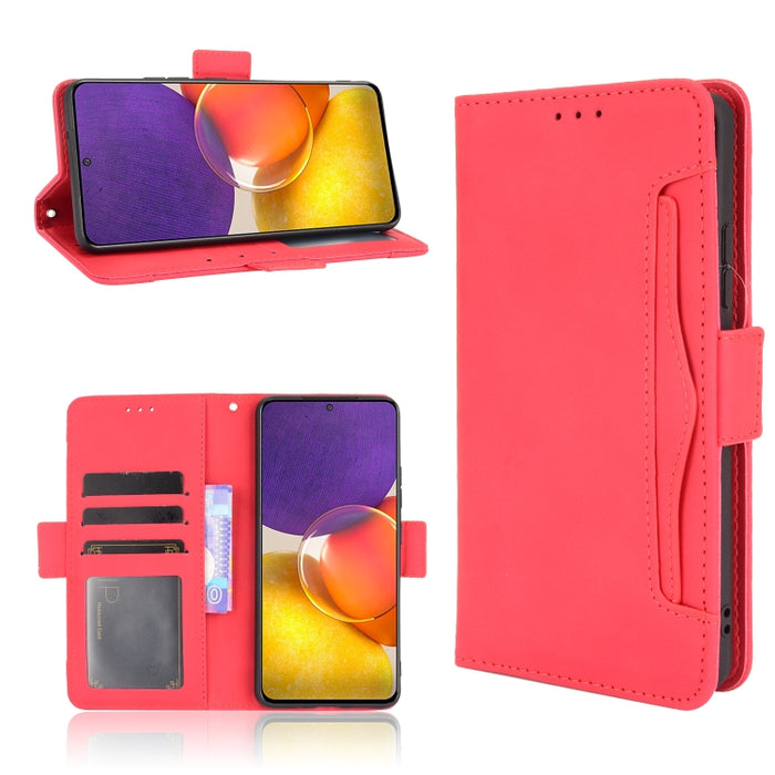 Estuche de cuero con tapa horizontal con patrón de piel de becerro con soporte y ranuras para tarjetas y marco de fotos, For OPPO A54 5G / A74 5G / A93 5G, For OPPO A55 5G / A53s 5G, For OPPO A74 4G / F19 4G, For OPPO A94 5G / Reno5Z 5G / F19 Pro+ 5G  ...
