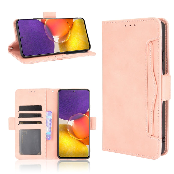 Estuche de cuero con tapa horizontal con patrón de piel de becerro con soporte y ranuras para tarjetas y marco de fotos, For OPPO A54 5G / A74 5G / A93 5G, For OPPO A55 5G / A53s 5G, For OPPO A74 4G / F19 4G, For OPPO A94 5G / Reno5Z 5G / F19 Pro+ 5G  ...