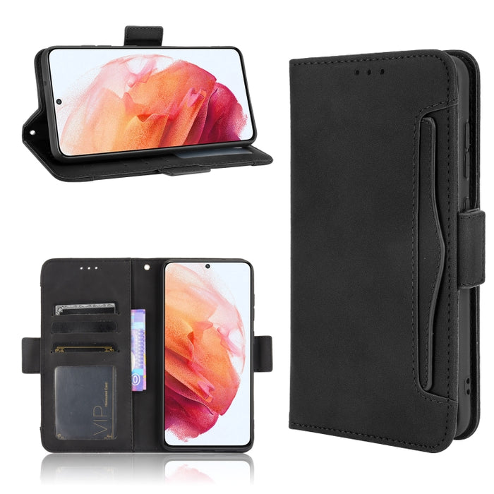 Estuche de cuero con tapa horizontal con patrón de piel de becerro con soporte y ranuras para tarjetas y marco de fotos, For OPPO A54 5G / A74 5G / A93 5G, For OPPO A55 5G / A53s 5G, For OPPO A74 4G / F19 4G, For OPPO A94 5G / Reno5Z 5G / F19 Pro+ 5G  ...