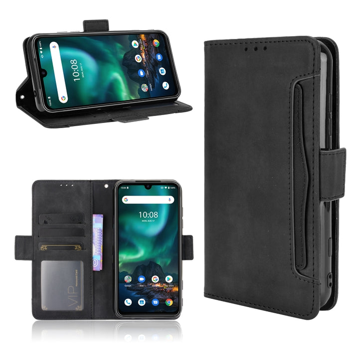 Estuche de cuero con tapa horizontal con patrón de piel de becerro con soporte y ranuras para tarjetas y marco de fotos, For OPPO A54 5G / A74 5G / A93 5G, For OPPO A55 5G / A53s 5G, For OPPO A74 4G / F19 4G, For OPPO A94 5G / Reno5Z 5G / F19 Pro+ 5G  ...