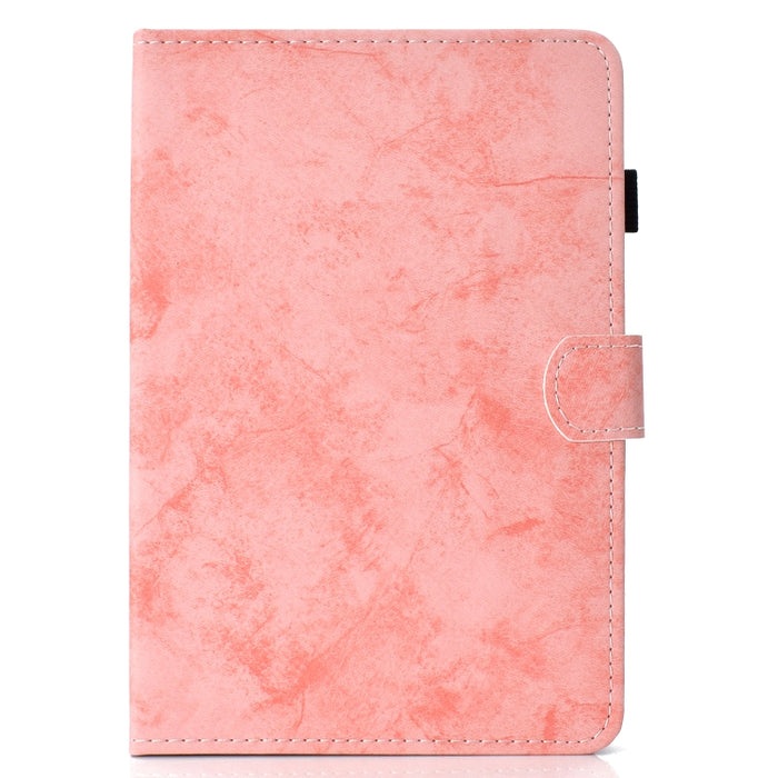 Estuche de cuero con tapa horizontal de color sólido con soporte y ranuras para tarjetas y ranura para bolígrafo y función de suspensión / activación