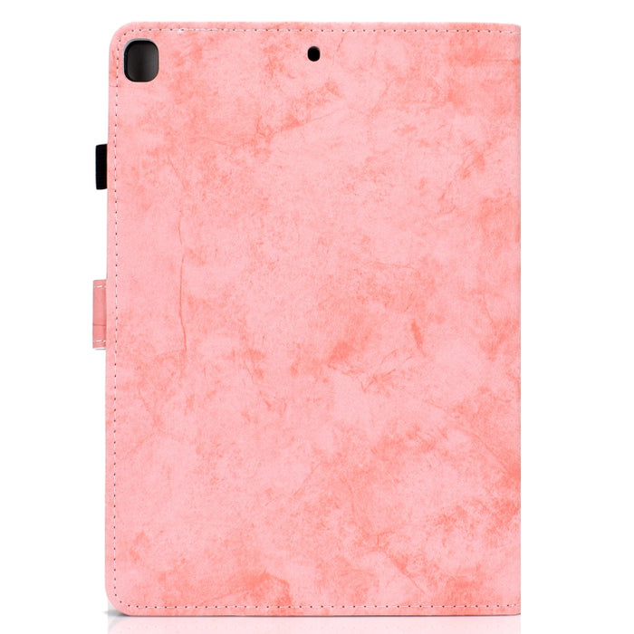 Estuche de cuero con tapa horizontal de color sólido con soporte y ranuras para tarjetas y ranura para bolígrafo y función de suspensión / activación