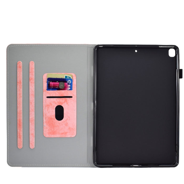 Estuche de cuero con tapa horizontal de color sólido con soporte y ranuras para tarjetas y ranura para bolígrafo y función de suspensión / activación