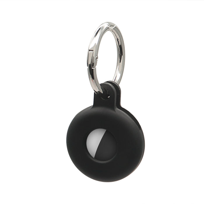 Funda protectora a prueba de golpes de silicona antiarañazos hueca con lazo de gancho para llavero