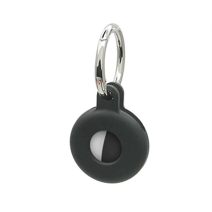 Funda protectora a prueba de golpes de silicona antiarañazos hueca con lazo de gancho para llavero