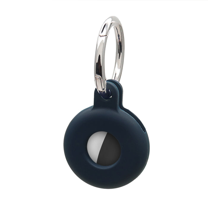 Funda protectora a prueba de golpes de silicona antiarañazos hueca con lazo de gancho para llavero